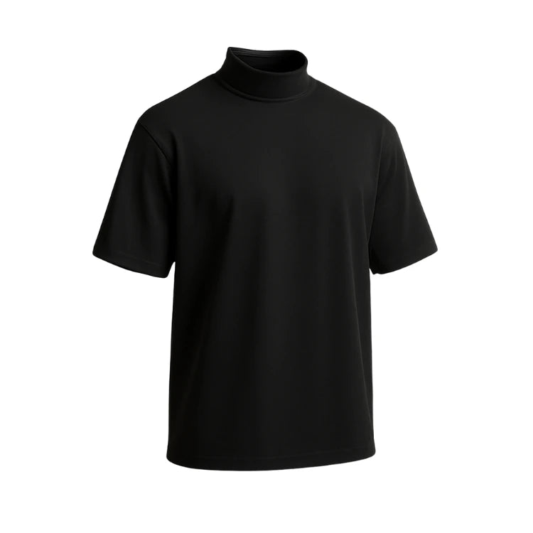 Camisa Masculina Oversized Gola Alta Confort