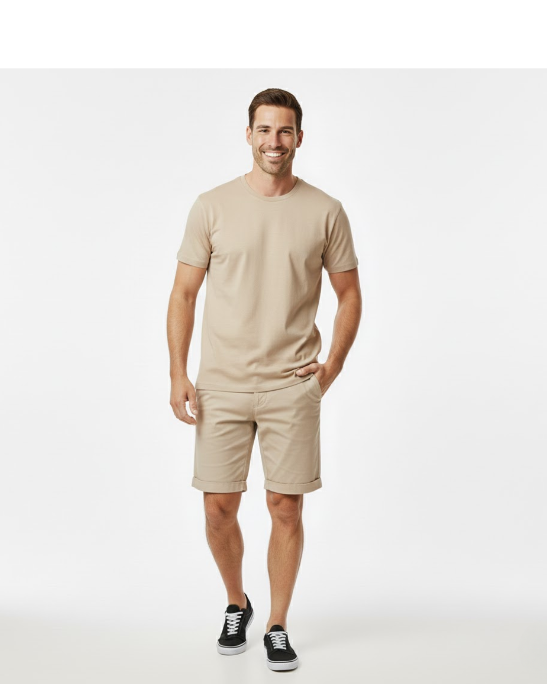 Conjunto Camisa Masculina | Bermuda Masculina Bull Confort + Brinde