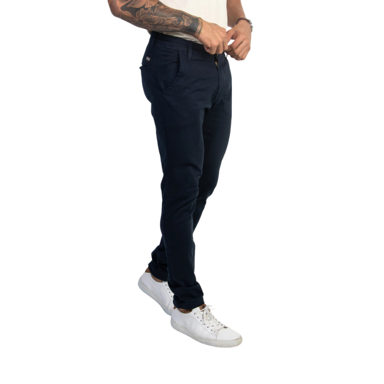 Calça Alfaiataria Sarja c/ Elastano Slim Fit