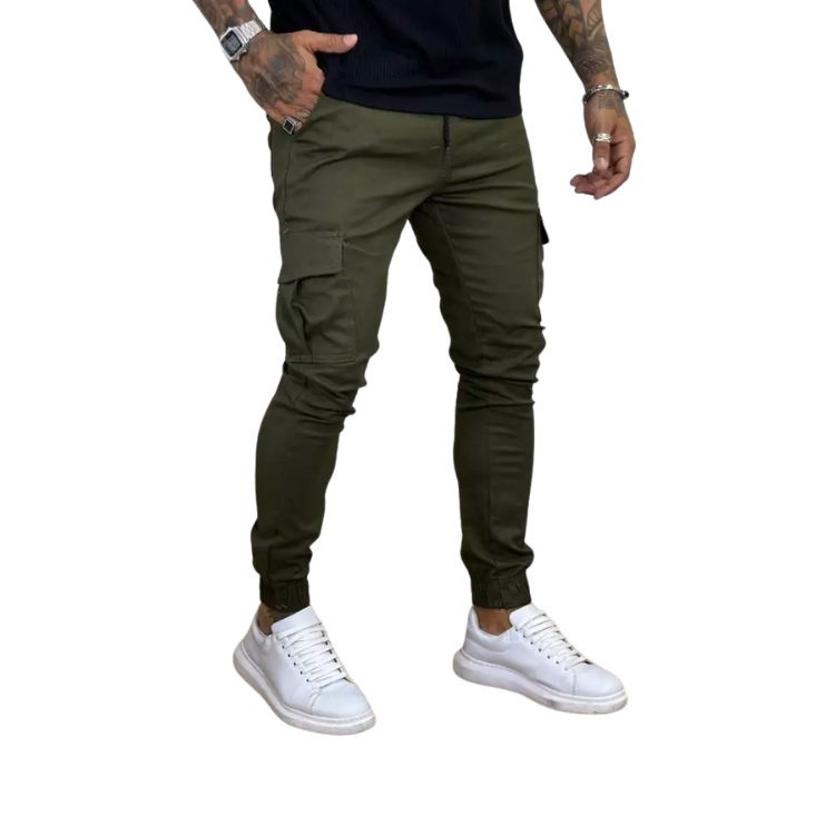Calça Jogger Cargo Algodão